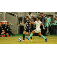 Racing Louisville FC midfielder Lauren Milliet vs. the Kansas City Current