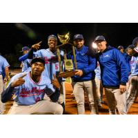 Pensacola Blue Wahoos Celebrate Southern League Championship Win