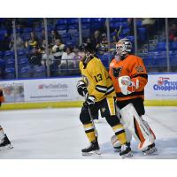 Lehigh Valley Phantoms goaltender Nolan Maier vs. the Wilkes-Barre/Scranton Penguins