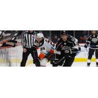 San Diego Gulls' Logan Nijhoff Versus Ontario Reign's Martin Chromiak