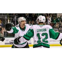 Texas Stars celebrate following a goal