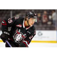 Defenceman Tanner Brown with the Red Deer Rebels