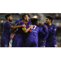 Louisville City FC celebrates win