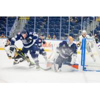 Worcester Railers battle the Newfoundland Growlers