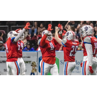 Northern Arizona Wranglers celebrate a touchdown