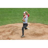 Wisconsin Rapids Rafters' Brycen Parrish on the mound