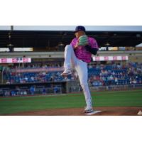 Pensacola Blue Wahoos' Luis Palacios on the mound