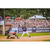 St. Cloud Rox' Jackson Hauge at bat