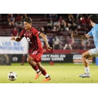 Phoenix Rising FC's Federico Varela in action