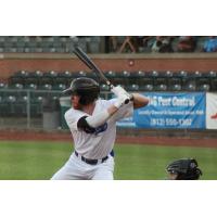 Evansville Otters at bat