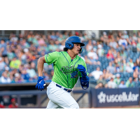 Tulsa Drillers' Diego Cartaya in action