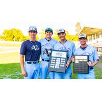 Victoria HarbourCats' Logan MacNiel, Davis Franklin, Tyler Davis and Brandon Green