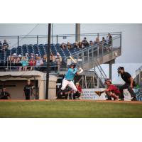 Fond du Lac Dock Spiders' Jack Peterson at bat