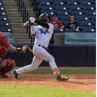 Tampa Tarpons' Ryan Leitch at bat