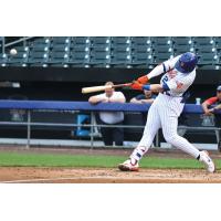 Syracuse Mets' Brett Baty at bat