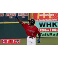 Hickory Crawdads' Yosy Galan