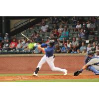 Evansville Otters at bat