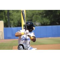 Biloxi Shuckers' Felix Valerio at bat