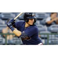 Mississippi Braves' Landon Stephens at bat