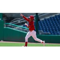 Clearwater Threshers first baseman Chad Castillo