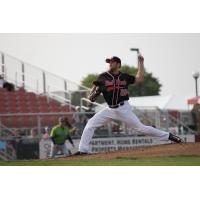 Fargo-Moorhead RedHawks' Kevin McGovern on the mound