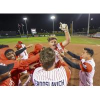 Ottawa Titans' Jamey Smart celebrates win