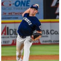 Somerset Patriots' Matt Sauer on the mound