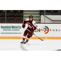 Peterborough Petes' Brennan Faulkner on the ice