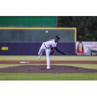 Rome Braves' Jorge Bautista on the mound