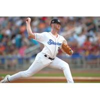 Biloxi Shuckers' TJ Shook in action