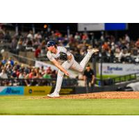 Somerset Patriots' Tanner Myatt on the mound