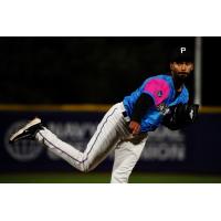 Pensacola Blue Wahoos' Breidy Encarnación in action