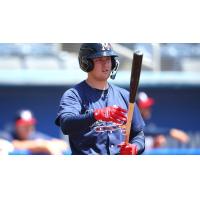 Mississippi Braves' Landon Stephens at bat