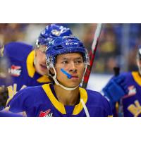 Saskatoon Blades forward Trevor Wong