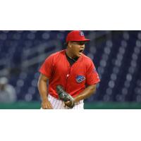 Clearwater Threshers pitcher Estibenzon Jiménez