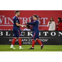 Chicago Fire FC's Rafael Czichos and Xherdan Shaqiri on game night