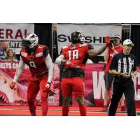 Jacksonville Sharks linebacker Anthony Johnson