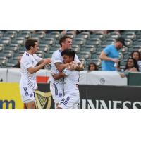 Louisville City FC celebrates win