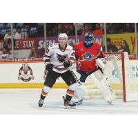 Lehigh Valley Phantoms right wing Olle Lycksell vs. the Springfield Thunderbirds