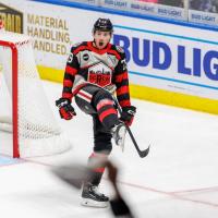 Rockford IceHogs left wing Logan Nijhoff