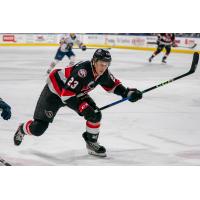 Belleville Senators' Cole Reinhardt in action