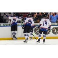 Wichita Thunder head off the ice