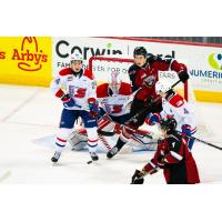 Vancouver Giants battle the Spokane Chiefs