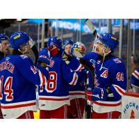 Kitchener Rangers celebrate a goal