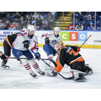 Goaltender Parker Gahagen with the Lehigh Valley Phantoms