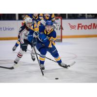 Saskatoon Blades' Tanner Molendyk in action