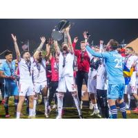 Phoenix Rising FC celebrates the USL Championship title