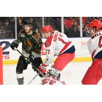 Allen Americans' Donovan Sebrango in action