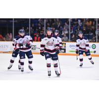 Saginaw Spirit on the ice