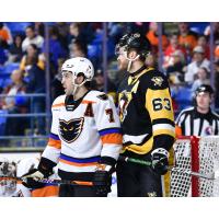 Lehigh Valley Phantoms' Zech Cooper and Wilkes-Barre/Scranton Penguins' Radim Zohorna